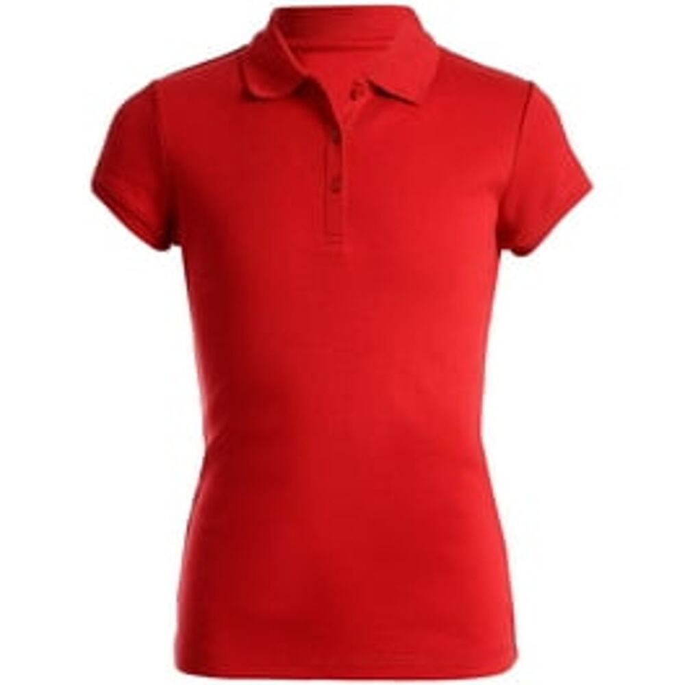 NWT Bienzoe Orange Short Sleeve Polo Shirt  6/6X